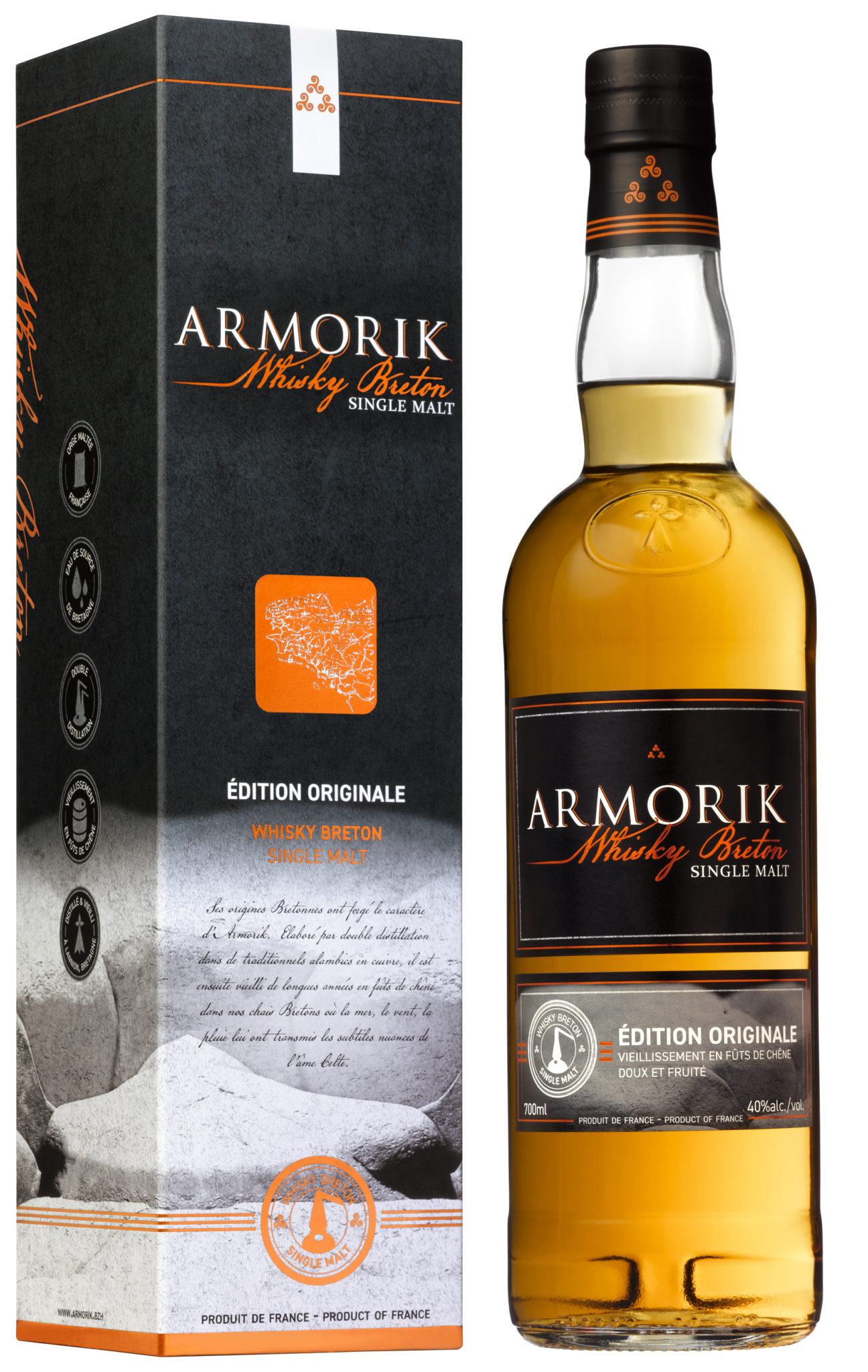 Our single malts French whiskies armorik